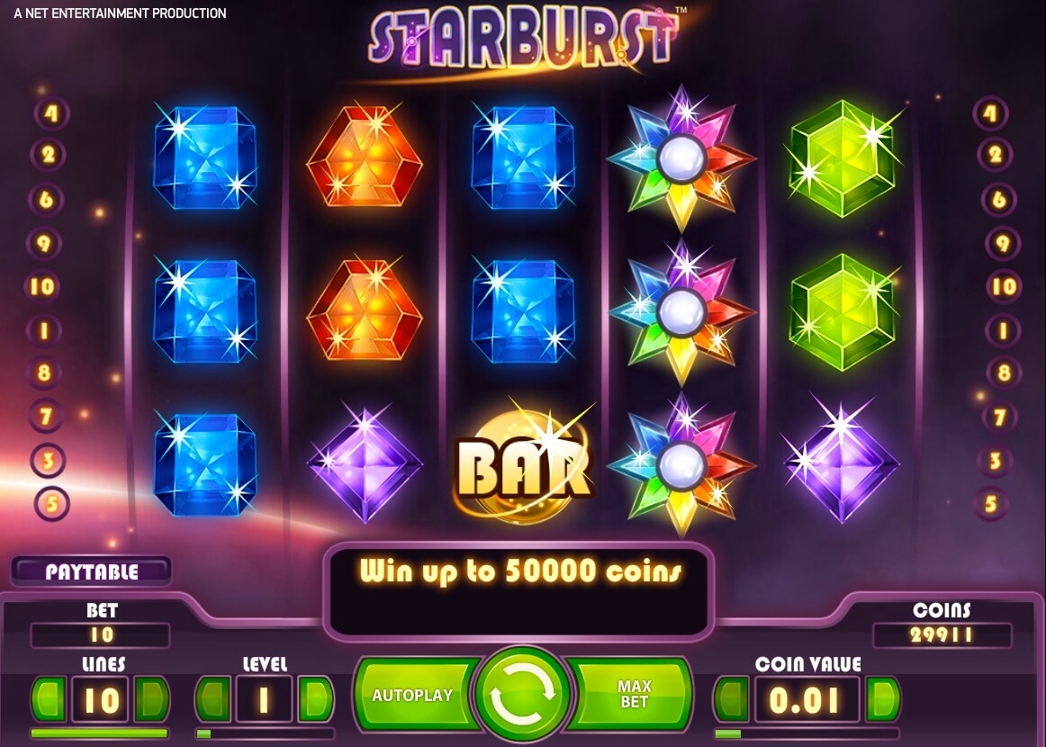 starburst freespins