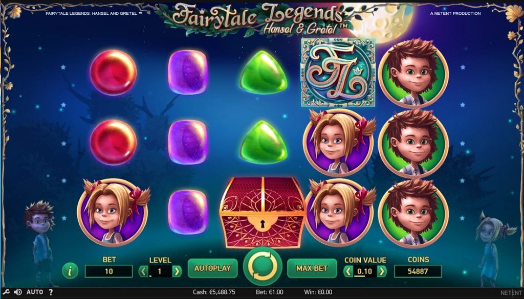 fairy tale legends hansel and gretel slot